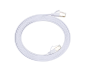 Preview: Patch cord Cat.6, flat, PiMF/STP, white, 3m DINIC Box