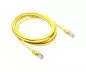 Preview: Premium Cat.7 Patchkabel, LSZH, 2x RJ45 Stecker, Kupfer, gelb, 0,30m