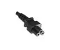 Preview: Power cable Japan type B to C5, 0,75mm², approvals: JET/PSE, VCTF, black, length 1.80m