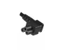 Preview: Power cable England UK type G 5A to C5 90°, 0,75mm², approval: ASTA, black, length 1,80m