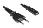 Preview: Power cable Brazil type C to C7, 0,75mm², INMETRO, black, length 1,80m