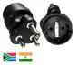 Preview: Adaptor de alimentare Africa de Sud/India CEE 7/3 priză CEE 7/3 la fișa ZAF cu 3 pini tip M, YL-8023