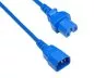 Preview: Kabel för varmvattenberedare C14 till C15, 1mm², H05V2V2F3G 1mm², förlängning, 1,5m, blå