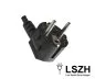 Preview: Power cord Europe LSZH, CEE 7/7 90° to C13