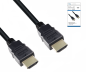 Preview: HDMI Kabel 19-pol A auf A Stecker, High Speed, Ethernet-Channel, 4K2K@60Hz, schwarz, Länge 2,00m, Box