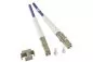 Preview: Optický kábel OM4, 50µ, LC / LC konektor multimode, fialový, duplex, LSZH, 7,5 m