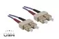 Preview: Šviesolaidinis kabelis OM4, 50µ, SC / SC jungtis daugiamodė, violetinės spalvos, dvipusis, LSZH, 30 m