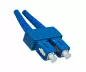Preview: FO cable OS1, 9µ, LC / SC connector, single mode, duplex, yellow, LSZH, 10m