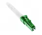 Preview: Connection cable for fiber optic router, Simplex, OS2, LC/APC 8° to LC/APC 8°, 2m, DINIC box