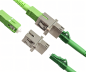 Preview: Fibre optic adapter LC/APC socket to SC/APC socket Fibre optic adapter, singlemode / simplex