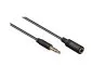 Preview: Audio Extention 3,5mm Stereo jack male to female, black, 5,00m