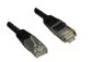Preview: DINIC crossover cable Cat.5e, FTP, shielded, 3m RJ45 St./St. kink protection, strain relief, black
