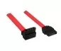 Preview: DINIC S-ATA 1, 2, 3 cable, S-ATA straight to S-ATA 90° right angled, 0.50m