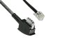 Preview: DINIC-modemkabel (fax/modem) int. pintoewijzing, TAE-N-stekker naar Western-stekker 6P4C 4-pins, lengte 3,00m, blisterverpakking