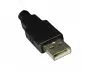 Preview: Prolunga USB 2.0 ATTIVA, A maschio/femmina, UL 2725, doppia schermatura, nera, 5,00m