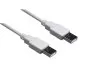 Preview: USB 2.0 highspeed Cable A male to male, white, 1,80m