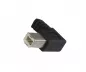 Preview: Cavo USB 2.0 da A a B ad angolo retto, AWG 28/24, nero, 0,50 m