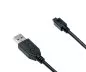 Preview: Kábel micro USB A na zástrčku micro B, čierny, 0,50 m, DINIC polybag