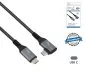 Preview: DINIC USB C 4.0 Kabel, gerade auf 90° Winkel, PD 240W, 40Gbps, Alu Stecker, Nylon Kabel, 1m