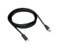 Preview: USB Cable Type C male to USB 2.0 Type B male, black, 5,00m