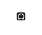 Preview: USB Kabel Typ C auf USB 2.0 B Stecker, schwarz, 1,00m, DINIC Box (Karton)