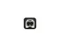 Preview: USB-kabel typ C till USB 2.0 B-kontakt, svart, 3,00 m, DINIC-kartong (kartong)