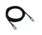 Preview: Câble USB 3.2 HQ type C-C mâle, noir, 0,50m, supporte une charge de 100W (20V/5A), 20 GBit/s, DINIC Box