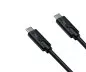 Preview: USB 3.2 kábel C-típusú C dugóhoz, akár 20 GBit/s és 100W (20V/5A) töltés, fekete, 1m, DINIC doboz (karton)