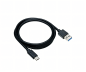 Preview: USB 3.1 Cable C male to 3.0 A male, black, 1,00m