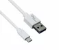 Preview: Cavo USB 3.1 tipo C - 3.0 A , bianco, 5Gbps, 3A di ricarica, 2 m, sacchetto
