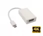 Preview: Adapter USB 3.1 Typ C Stecker auf DisplayPort Buchse V2, 4K*2K@60Hz, weiß, Blister