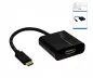 Preview: Adapter USB Type C male to HDMI female, 4K*2K@60Hz, HDR, black, DINIC Box