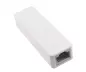 Preview: Adattatore spina USB C / RJ45 Gbit LAN, bianco, 10/100/1000 Mbps con rilevamento automatico, 0,2 m, sacchetto DINIC