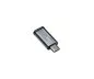Preview: Adaptador, microconector a toma USB C, caja de aluminio, gris espacial, DINIC Box