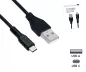 Preview: USB type C naar A oplaadkabel, zwart, 1,5m USB type C naar A stekker, 5V, 3A, promotiedoosje