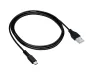 Preview: Cable de carga USB tipo C a A, negro, 1,5 m Conector USB tipo C a A, 5 V, 3 A, caja promocional