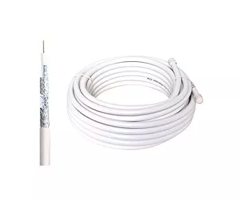 Coaxial TV / SAT laying cable, 120dB, class A++, 4-fold shielded, on roll, length 25,00m