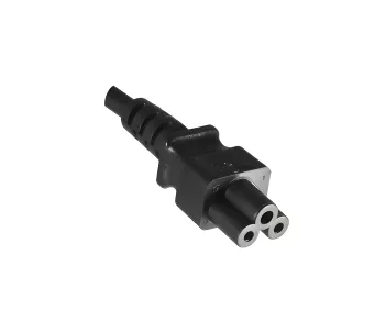 Câble pour appareil froid C14 sur C5, 0,75mm², rallonge, VDE, noir, longueur 1,80m