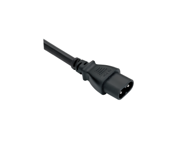 Cavo di alimentazione da C8 a C7, 0,75 mm², VDE, nero, lunghezza 2,00 m