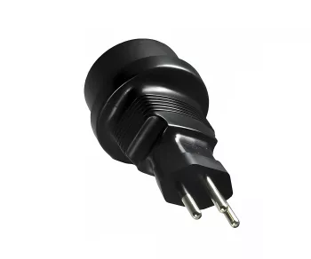 Power adapter Brazil CEE 7/3 to BRA type N 3pin plug, YL-0423