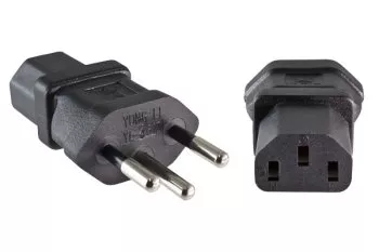 Power adapter Switzerland IEC 60320-C13 3 pin male to CHE type J 10A, Swiss standard SEV1011, YL-4612
