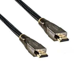 Premium HDMI cable, male to male, DINIC Dubai Range, black, length: 10.00m, box