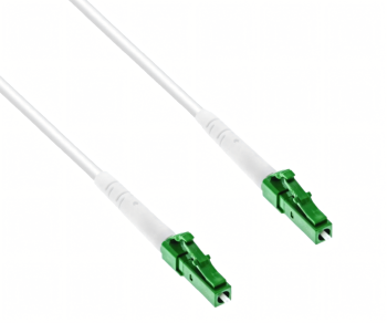 Cavo di collegamento per router in fibra ottica, LCA-LCA, simplex, OS2, LC/APC 8° a LC/APC 8°, LSZH, 15 m, scatola DINIC