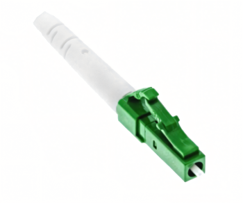 Connection cable for fibre optic router, LCA-SCA, simplex, OS2, LC/APC 8° to SC/APC 8°, LSZH, DINIC box with Eurohole, length 30m