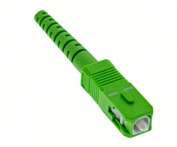 Connection cable for fibre optic router, LCA-SCA, simplex, OS2, LC/APC 8° to SC/APC 8°, LSZH, DINIC box with Eurohole, length 30m