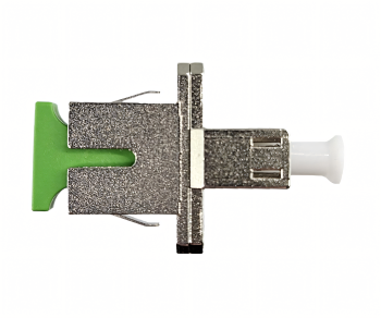 Fibre optic adapter LC/APC socket to SC/APC socket Fibre optic adapter, singlemode / simplex