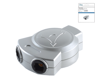 Toslink splitter, from 1 to 2 sockets, DINIC box for connecting 2 devices to one port