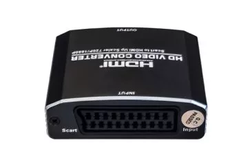 Adaptor SCART-HDMI, DINIC Retail, video și audio analogic la HDMI până la 1080p@60Hz, DINIC Blister