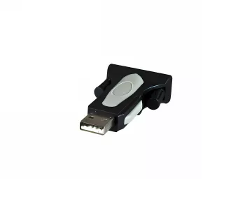 Conversor DINIC USB 2.0 USB para série DB9, 0,80 m Adaptador de ficha USB A para ficha RS232 D-SUB 9