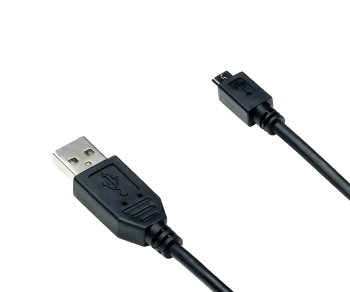 Cabo micro USB ficha A para ficha micro B, preto, 2,00 m, saco plástico DINIC